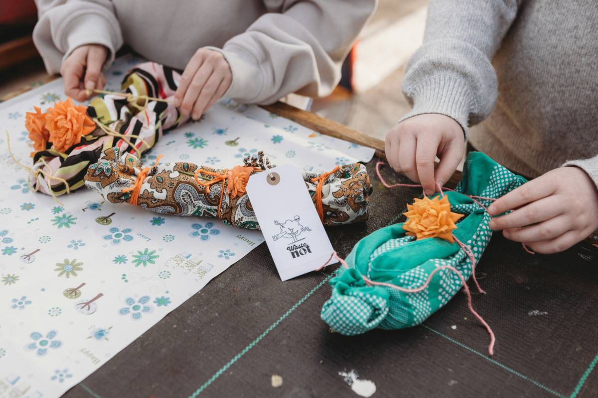 Step-by-step tutorial using sustainable cloth sewing patterns to make zero-waste microfiber cleaning cloths